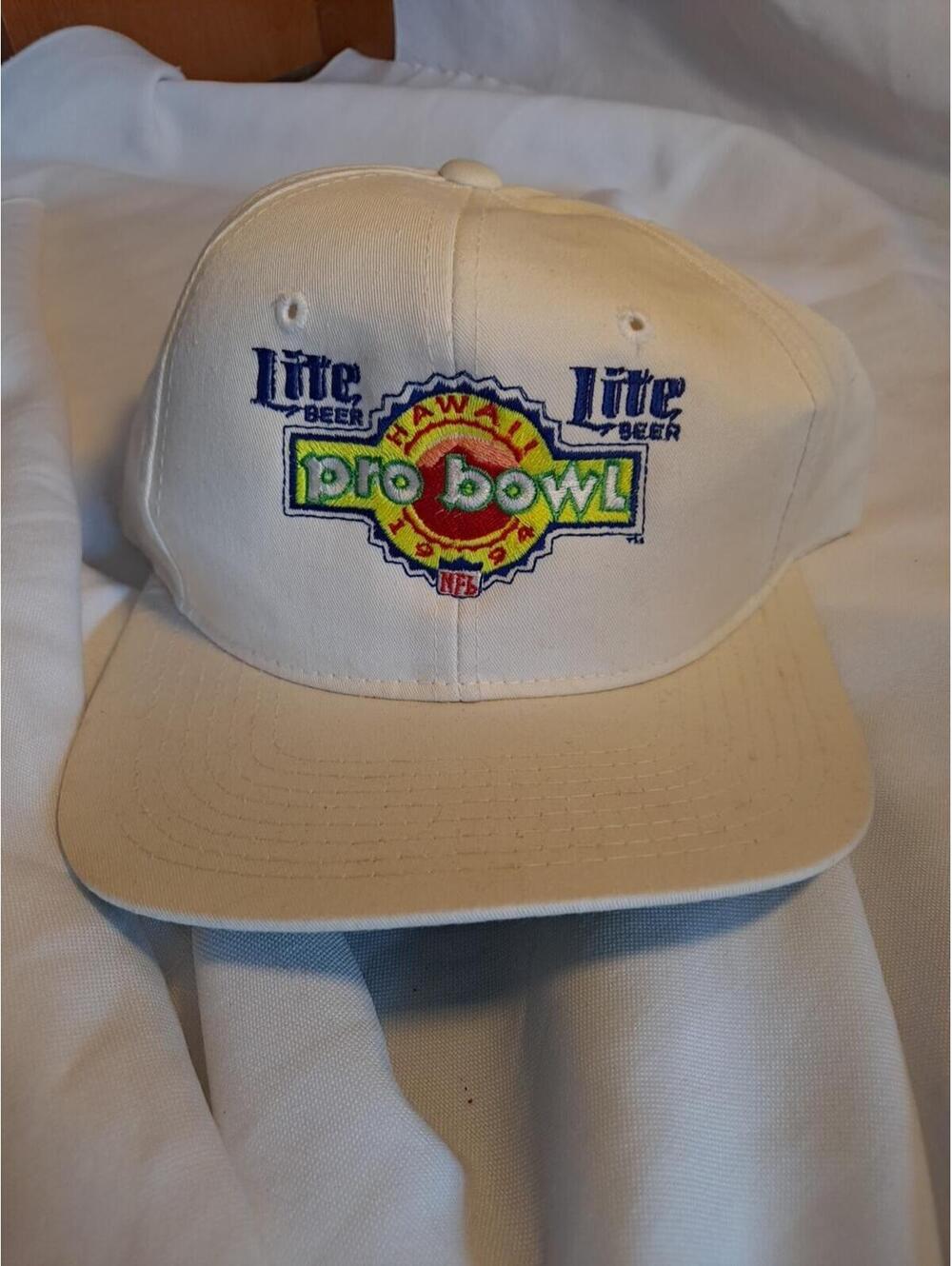 RARE Starter Vintage 1994 NFL Hawaii Pro Bowl Lite Beer Logo Snapback Hat  Cap